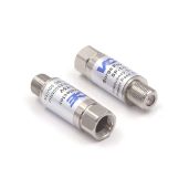 VCE Coaxial Surge Lightning Protector 75 Ohm for TV Antenna & Satellite - 2 Pack, 5-2500MHz