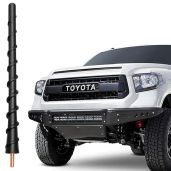 "VOFONO 9" Spiral Antenna for 1995-2024 Toyota Tundra, Tacoma & FJ Cruiser - Flexible, Wash-Proof, Optimized FM/AM Reception"