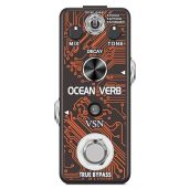 VSN Guitar Reverb Effect Pedal: Ocean Verb, Room, Spring & Shimmer Modes for Electric Guitar & Bass