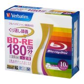 Verbatim 10 Pack BD-RE 25GB Blu-ray Discs - High-Quality Rewritable Media (2011)
