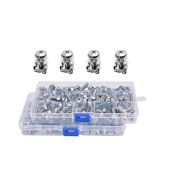 Buy Wang-Data 100 Sets M6 Square Hole Cage Nuts & Screws for Server Racks - Durable Hardware for Cabinets