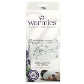 Warmies Marshmallow Gray Microwaveable Lavender Eye Mask - Soothing Comfort for Relaxation