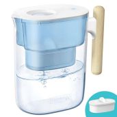 Waterdrop 10-Cup Water Filter Pitcher - NSF Certified, Reduces PFOA/PFOS, 200-Gallon Long-Life, BPA Free, Blue