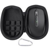 co2CREA Hard Case for Logitech MX Anywhere 3S/2S - Durable Graphite Protection for Your Performance Mouse