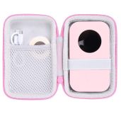co2CREA Hard Case Replacement for Phomemo D30 D35 Label Maker Machine Portable Mini Thermal Label Printer (Pink Case)