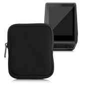 KWMobile Neoprene Case for Bosch Nyon 2 - Zippered Pouch for Bike Display - Durable Black Protection