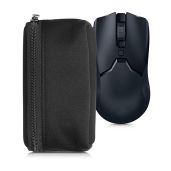 KWMobile Neoprene Case for Universal Gaming Mouse - Soft Pouch Carry Bag in Black