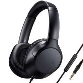 Buy Noot A319 Over Ear Wired Headphones with Volume Control & Microphone - Perfect for School, Home, and Work (Black)