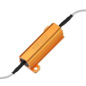 uxcell 50W 10 Ohm Aluminum Case Resistor with Extension Wires for LED Replacement - Wirewound Converter